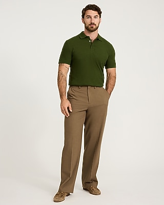 Textured Square Jacquard Cotton-Blend Polo