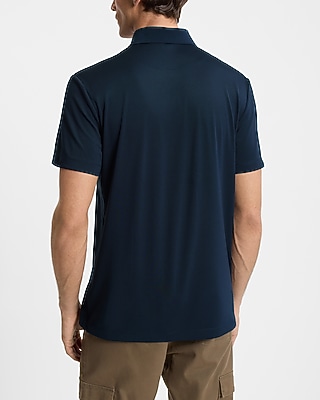 Chest Striped Pique Everyday Performance Polo