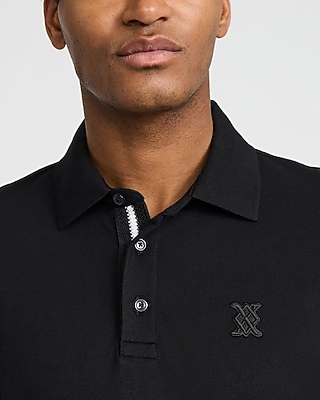 Mini Argyle X Tape Luxe Pique Polo