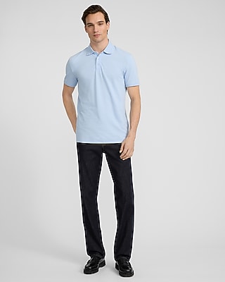 Textured Stripe Luxe Pique Polo