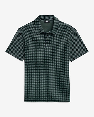 Geo Block Jacquard Polo