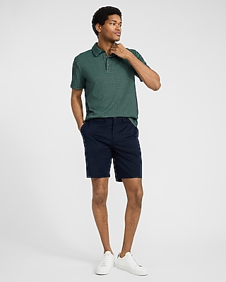 Geo Block Jacquard Polo