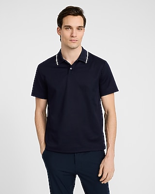 express navy blue dress shirt Shop Men's Blue Casual Shirts