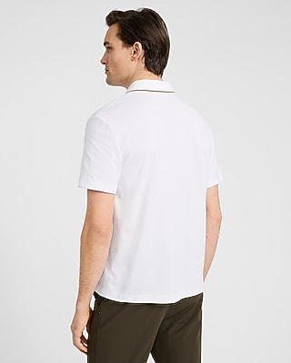 Contrast Tipped Everyday Performance Polo