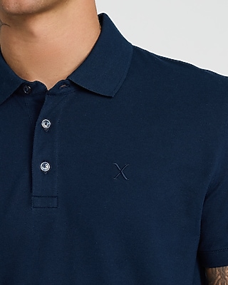 Mini X Logo Luxe Pique Polo