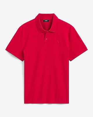 Mini Emblem Logo Cotton Pique Polo