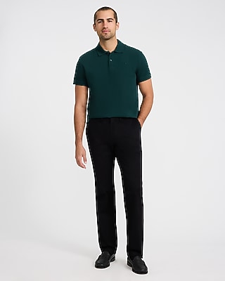 Mini Emblem Logo Cotton Pique Polo