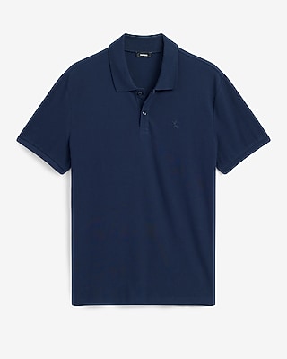 Mini Emblem Logo Cotton Pique Polo