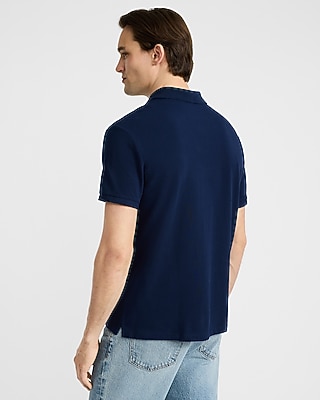 Mini Emblem Logo Cotton Pique Polo