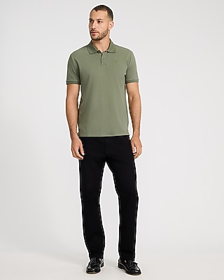 Mini Emblem Logo Cotton Pique Polo