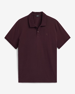 Mini Emblem Logo Cotton Pique Polo