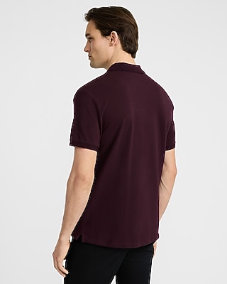 Mini Emblem Logo Cotton Pique Polo