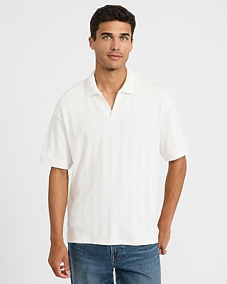 express mens white dress shirt Express Dress Shirt Mens Medium White Slim Fit Polka Dot Long Sleeve Casual