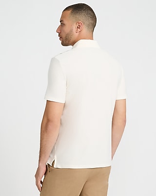 Striped Luxe Pique Polo