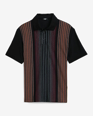 Striped Classic Fit Luxe Pique Polo