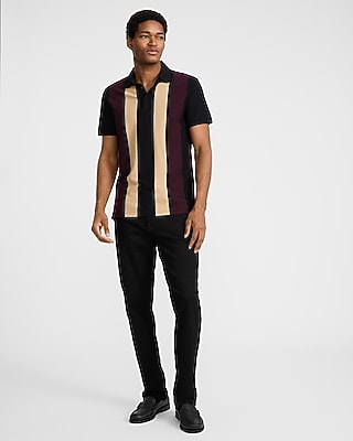 Striped Perfect Pima Cotton Pique Polo