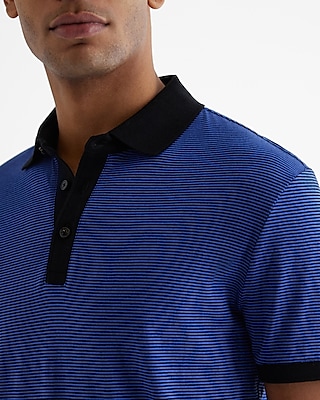 Striped Perfect Pima Cotton Polo