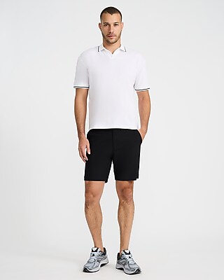 Classic Fit Tipped Collar Johnny Short Sleeve Polo