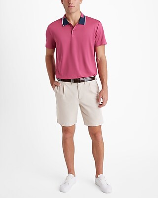 Contrast Placket Pique Everyday Performance Polo