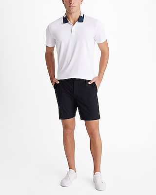 Contrast Placket Pique Everyday Performance Polo