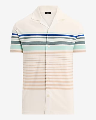 Striped Pique Perfect Pima Cotton Polo