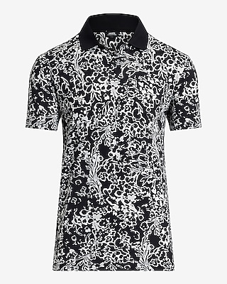 Floral Everyday Performance Polo