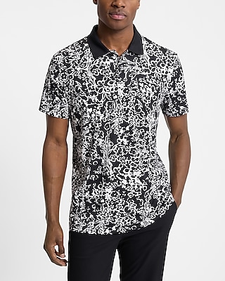 Floral Everyday Performance Polo