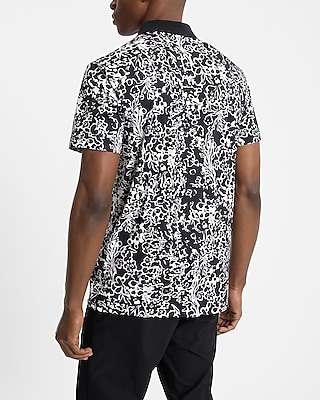 Floral Everyday Performance Polo