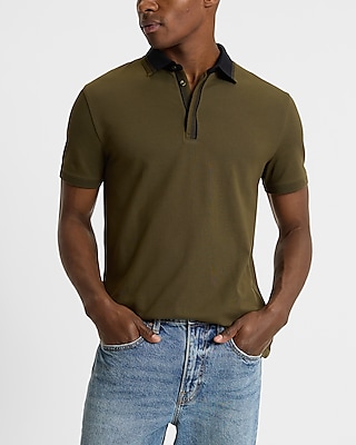 Tipped Perfect Pima Cotton Pique Polo