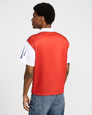 Team USA World Cup Red Color Block Soccer Jersey