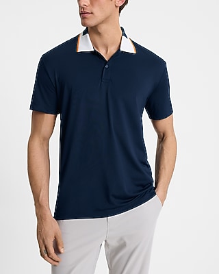 Contrast Collar Pique Everyday Performance Polo