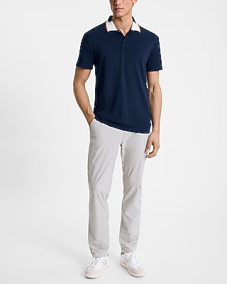 Contrast Collar Pique Everyday Performance Polo