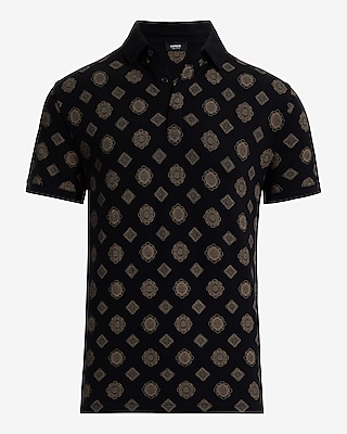 Paisley Geo Perfect Pima Cotton Pique Polo