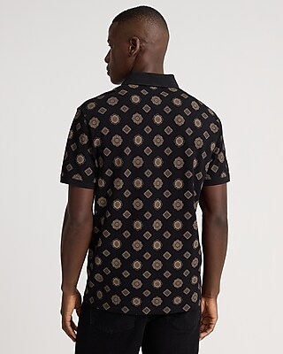 Paisley Geo Perfect Pima Cotton Pique Polo