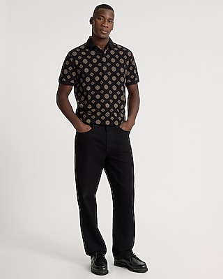 Paisley Geo Perfect Pima Cotton Pique Polo