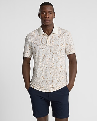 Tipped Luxe Pique Polo | Express