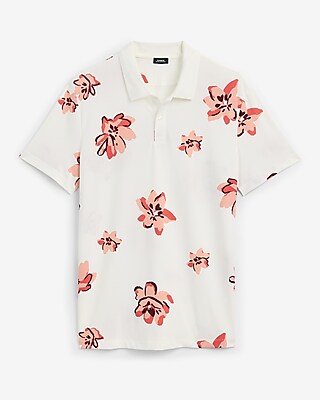 Floral Pique Everyday Performance Polo