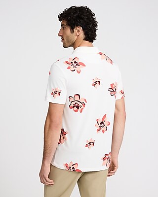 Floral Pique Everyday Performance Polo