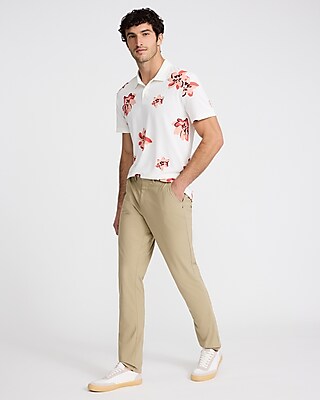Floral Pique Everyday Performance Polo