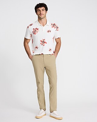 Floral Pique Everyday Performance Polo