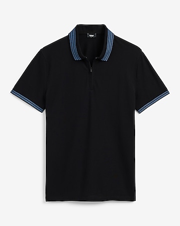 Men's Black Polo Shirts – Pique, Sweater, and Zip Polos Men's Black Polo Shirts – Pique, Sweater, and Zip Polos