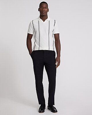 Striped Perfect Pima Cotton Pique Polo