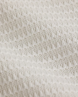Classic Fit Textured Knit Johnny Collar Polo
