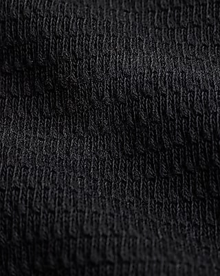 Classic Fit Textured Knit Johnny Collar Polo