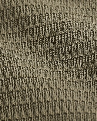 Classic Fit Textured Knit Johnny Collar Polo