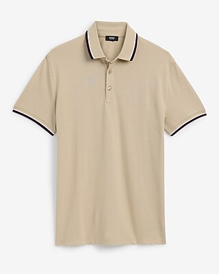 Tipped Perfect Pima Cotton Pique Polo