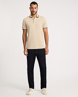 Tipped Perfect Pima Cotton Pique Polo