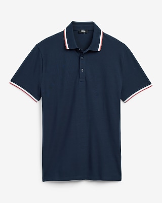Tipped Perfect Pima Cotton Pique Polo