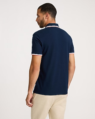 Tipped Perfect Pima Cotton Pique Polo