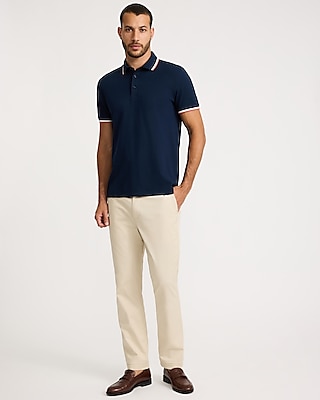 Tipped Perfect Pima Cotton Pique Polo